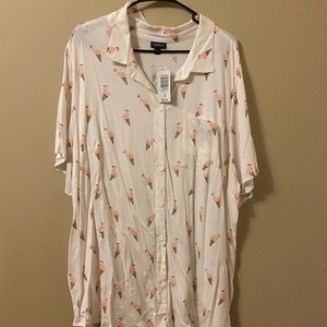 Torrd flamingo shirt